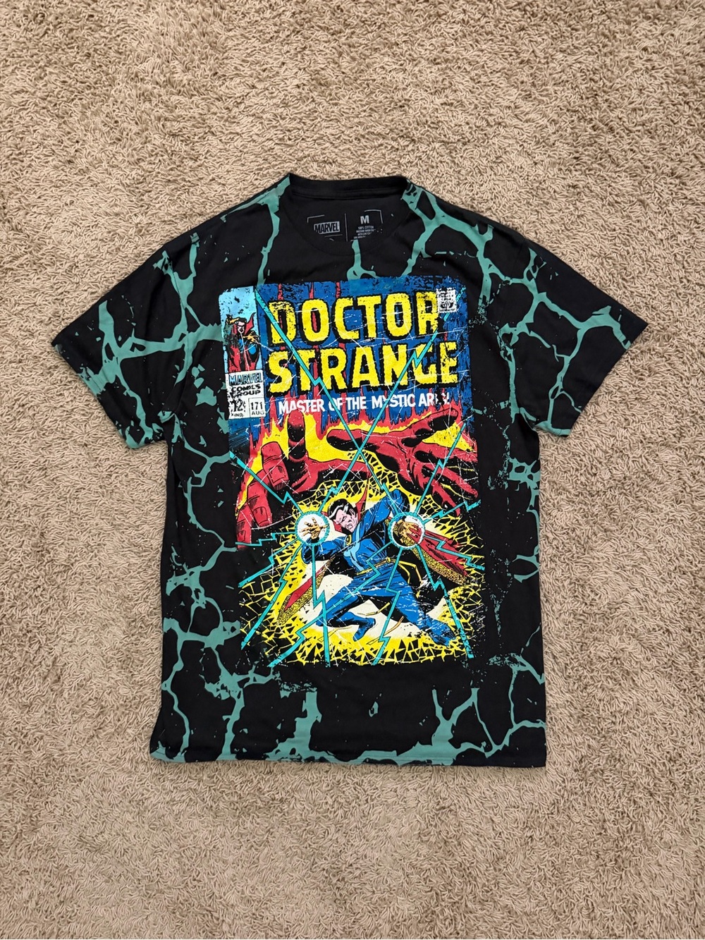 Marvel Doctor Strange AOP All Over Print Graphic Unisex T-Shirt Size Medium